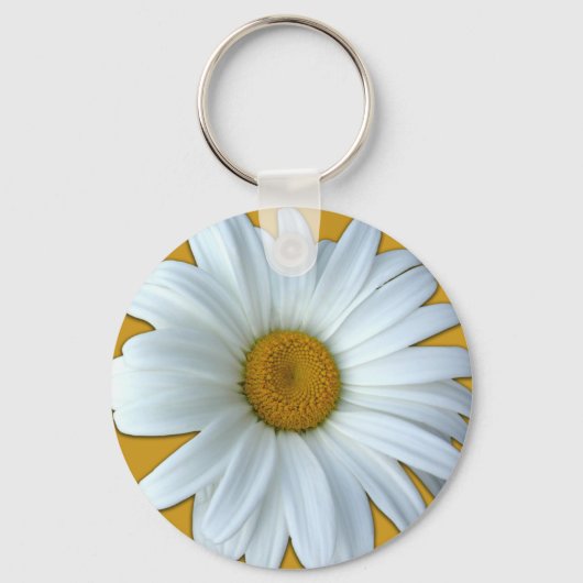 Daisy Key Chains fröhliche Gelbe Blume Geschenke Schlüsselanhänger (Vorderseite)