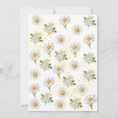 Daisy Kindergeburtstag Party Einladung (Rückseite)