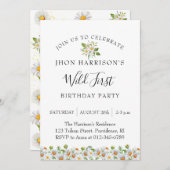 Daisy Kindergeburtstag Party Einladung (Vorne/Hinten)