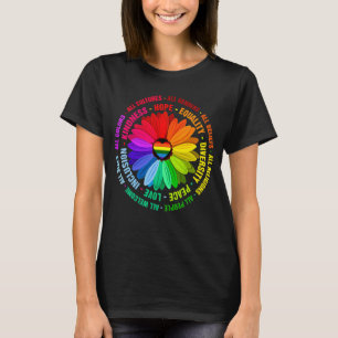 Daisy Kindness Peace Equality Liebe Inclusion Hope T-Shirt