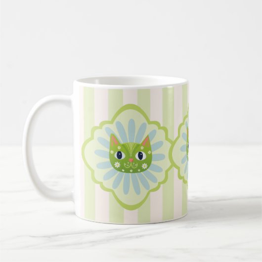 Daisy Kitty Face Purr-fect Kaffeetasse (Links)