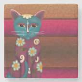 Daisy Kitty Steinuntersetzer (Vorderseite)