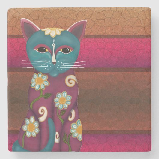 Daisy Kitty Steinuntersetzer (Vorderseite)