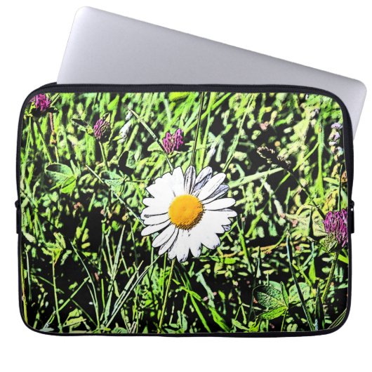 Daisy Laptopschutzhülle (Vorderseite)