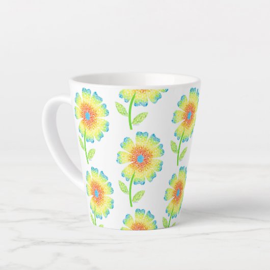 Daisy Latte Tasse (Linke Ecke)