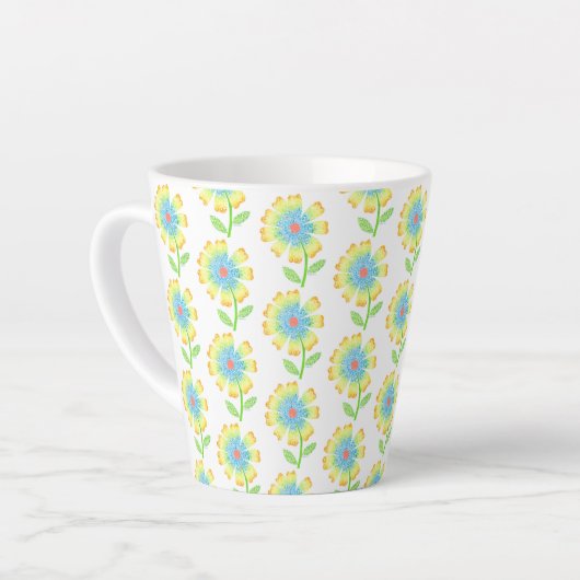 Daisy Latte Tasse (Linke Ecke)