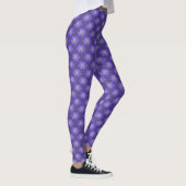 Daisy Leggings Blue Lila Daisy Blume Leggings (Rechts)