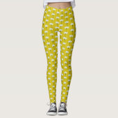 Daisy Leggings Yellow Daisy Wildblume Leggings (Vorderseite)