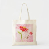 Daisy Liebe Cotton Tote Bag Tragetasche (Vorne)