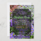 Daisy Lila Blume Nature Bat Mitzvah (Rückseite)