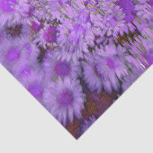 Daisy Lila Boho Hippie Vintag Retro Blumenmuseum Seidenpapier (Ausschnitt)