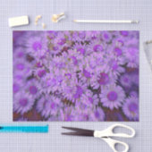 Daisy Lila Boho Hippie Vintag Retro Blumenmuseum Seidenpapier (Handwerk)