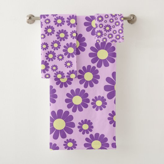 Daisy Lila Lilac Badhandtuch Set (Insitu)