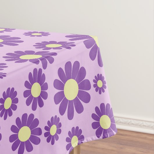 Daisy Lila Lilac Tischdecke (Beispiel)