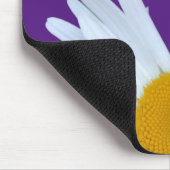 Daisy Lila White Script Mousepad (Ecke)