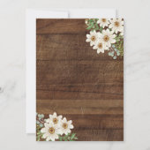 Daisy Little Miss ONE Geburtstag Einladung (Rückseite)