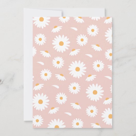 Daisy Little Miss Onederful Einladung zum Geburtst (Rückseite)