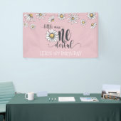 Daisy Little Miss ONEderful Party Banner - Pink (Messeveranstaltung)