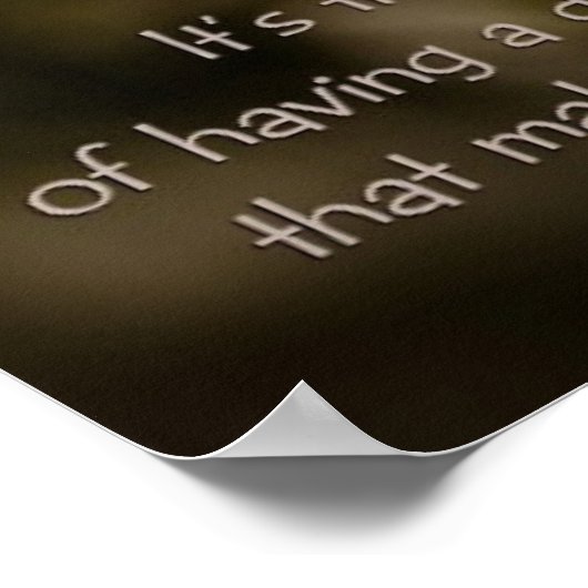 Daisy Macro Poster (Ecke)