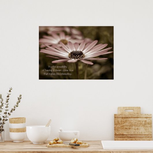 Daisy Macro Poster (Küche)