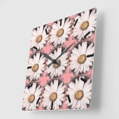Daisy Mae Quadratische Wanduhr (Winkel)