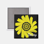 Daisy Magnet (Vorderseite/Rückseite)
