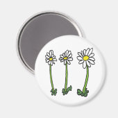 Daisy Magnet (Vorderseite/Rückseite)
