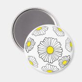 Daisy Magnet (Vorderseite/Rückseite)