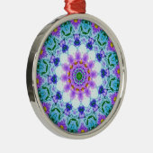 Daisy Mandala Silbernes Ornament (Rechts)