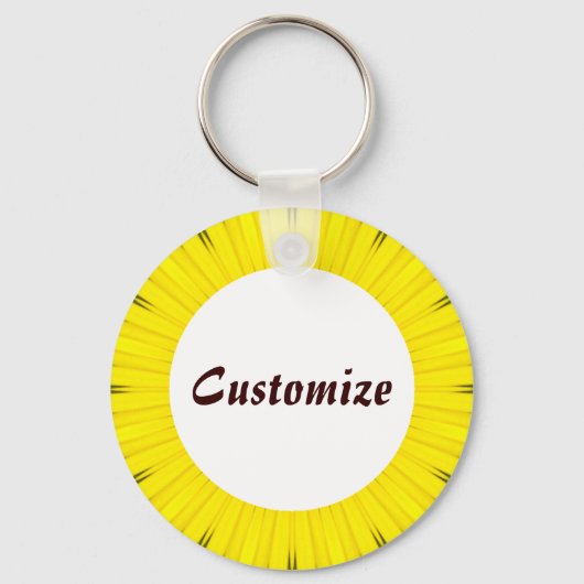 Daisy Mandala Template 01 Schlüsselanhänger (Vorderseite)