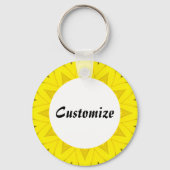 Daisy Mandala Template 02 Schlüsselanhänger (Vorderseite)