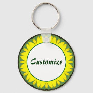 Daisy Mandala Template 03 Schlüsselanhänger