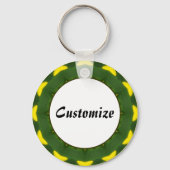 Daisy Mandala Template 04 Schlüsselanhänger (Vorderseite)