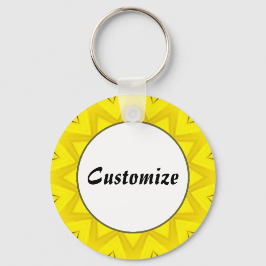 Daisy Mandala Template 05 Schlüsselanhänger (Vorderseite)