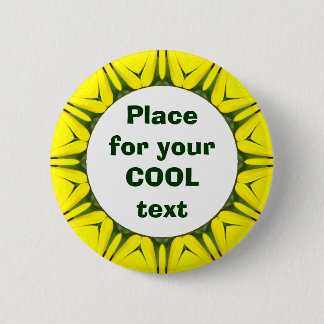 Daisy Mandala Template 06 Button
