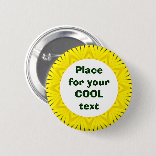 Daisy Mandala Template 10 Button (Vorne & Hinten)