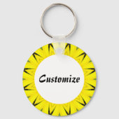 Daisy Mandala Template 11 Schlüsselanhänger (Vorderseite)