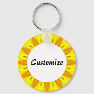 Daisy Mandala Template 14 Schlüsselanhänger
