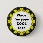 Daisy Mandala Template 19 Button (Vorderseite)