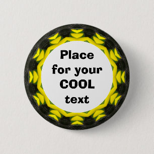 Daisy Mandala Template 19 Button