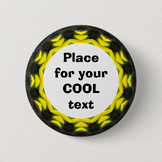 Daisy Mandala Template 19 Button