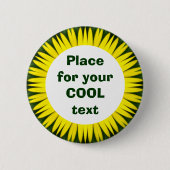 Daisy Mandala Template 25 Button (Vorderseite)