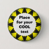 Daisy Mandala Template 27 Button (Vorderseite)