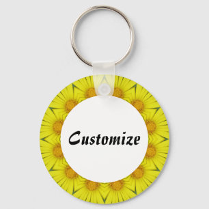 Daisy Mandala Template 36 Schlüsselanhänger