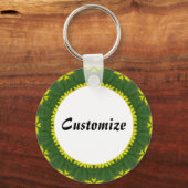 Daisy Mandala Template 38 Schlüsselanhänger (Vorderseite)