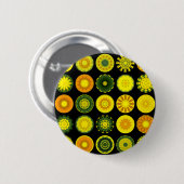 Daisy Mandalases Button (Vorne & Hinten)