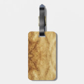 DAISY / MARGUERITE / MARGHERITA , Parchment Gepäckanhänger (Rückseite vertikal)