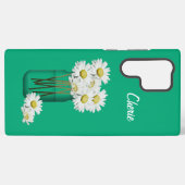 Daisy Mason Jar Samsung Galaxy Hülle (Rückseite (Horizontal))