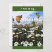 Daisy Meadow Benutzerdefinierter Text Danke (Vorderseite)