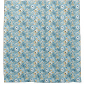 Daisy Meadow Design Duschvorhang (Vorderseite)